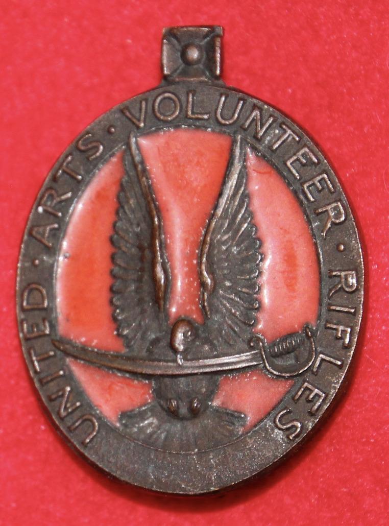 United Arts Volunteer Rifles (VTC) Cap Badge