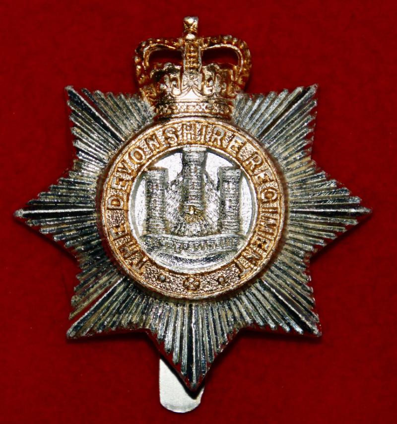 Anodised Devonshire Regt Cap Badge