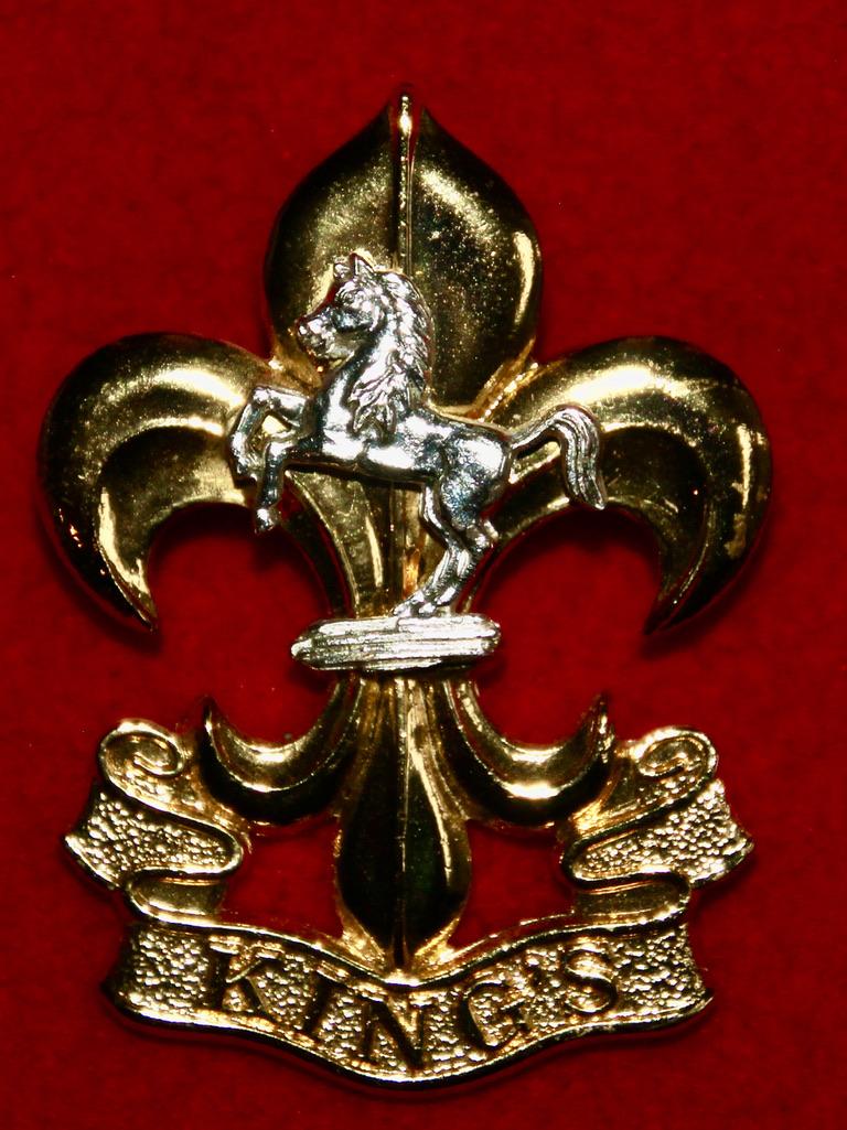 The King's Regt Cap Badge