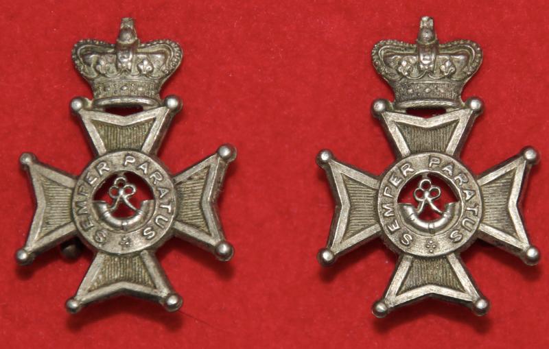4th Middlesex RVC Officer's Collar Badges