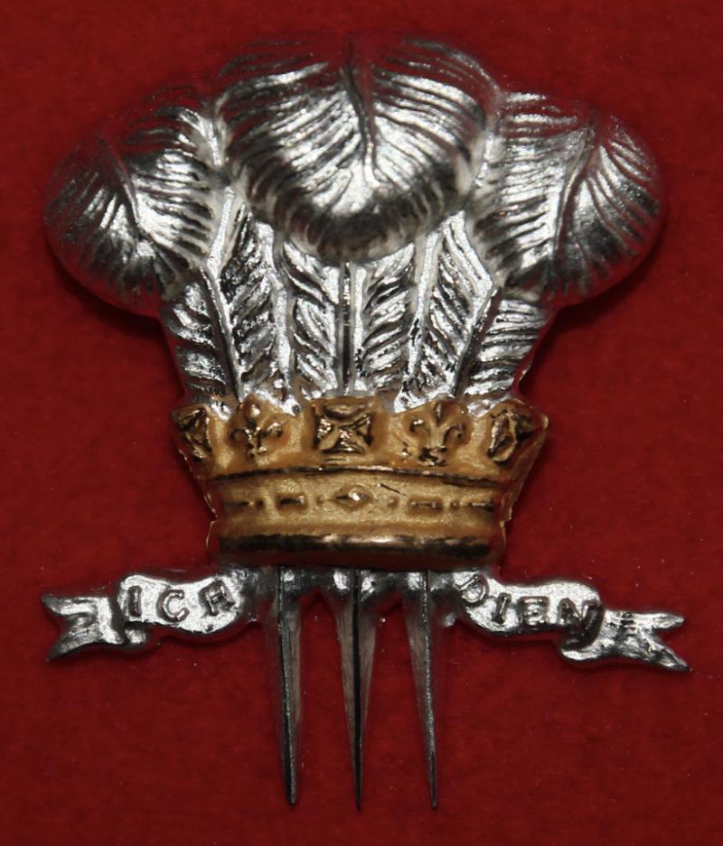 10th Hussars Officer's Tent Hat Badge