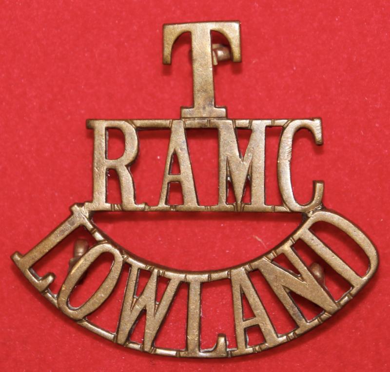 T/RAMC/Lowland Shoulder Title