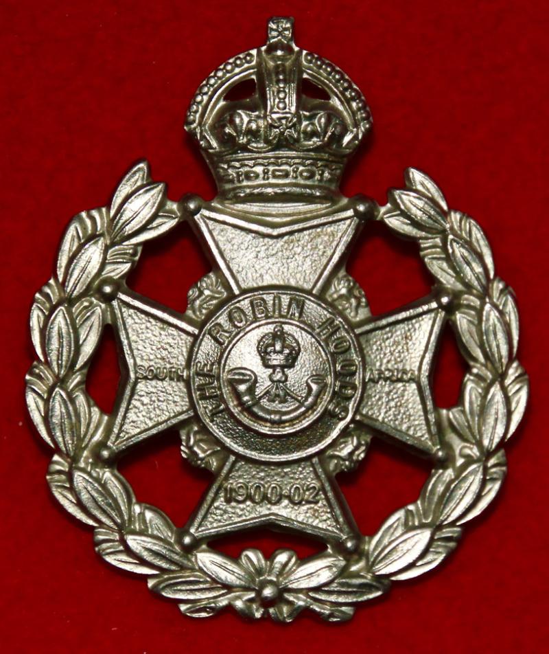 Robin Hood Rifles Cap Badge