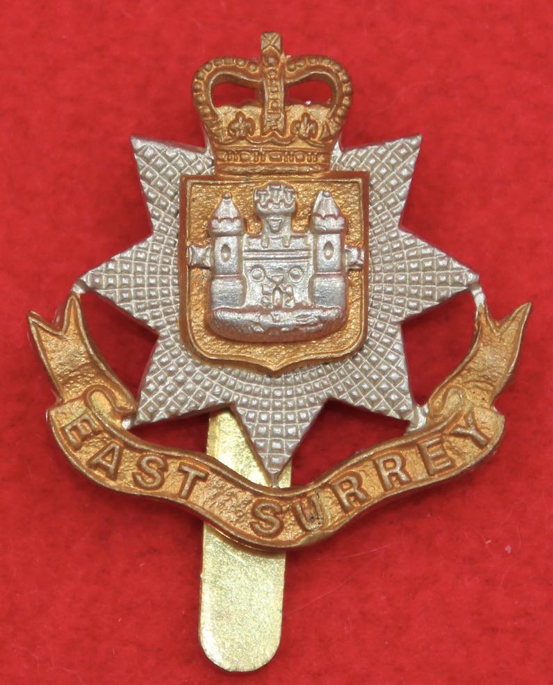 East Surrey Regt QC Beret Badge