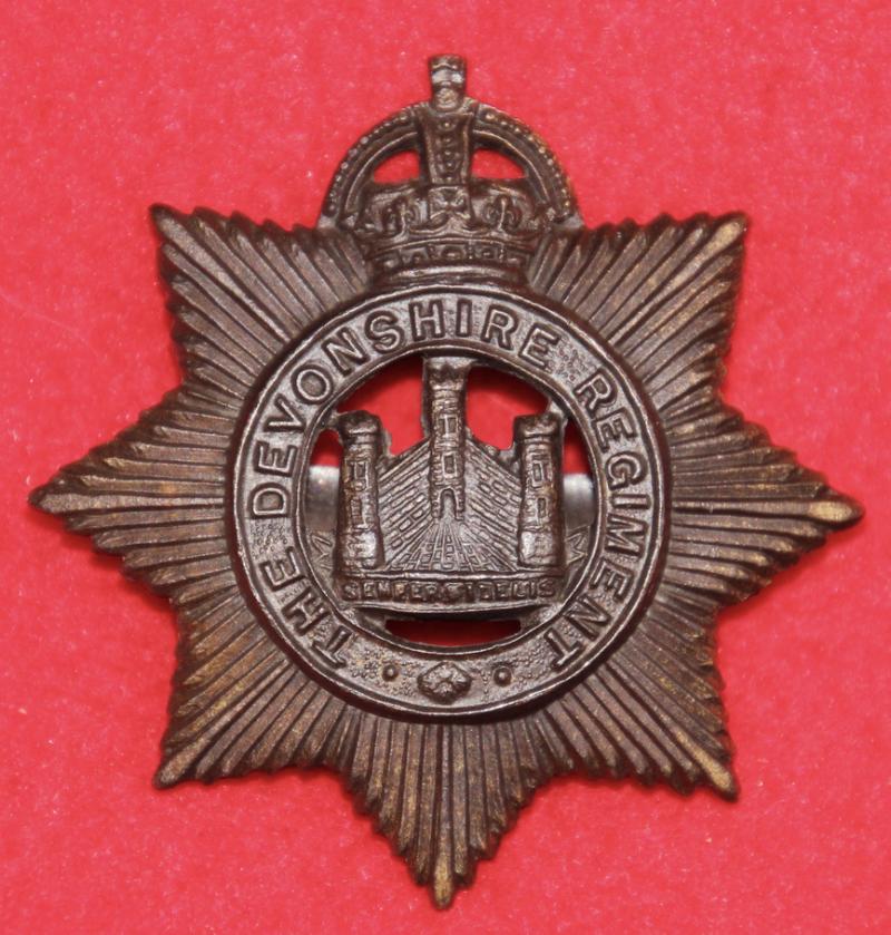 Devonshire Regt OSD Cap Badge