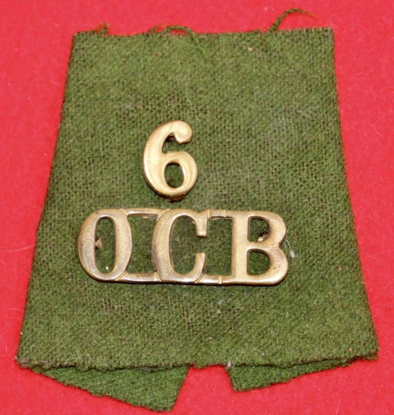 6/OCB Shoulder Title