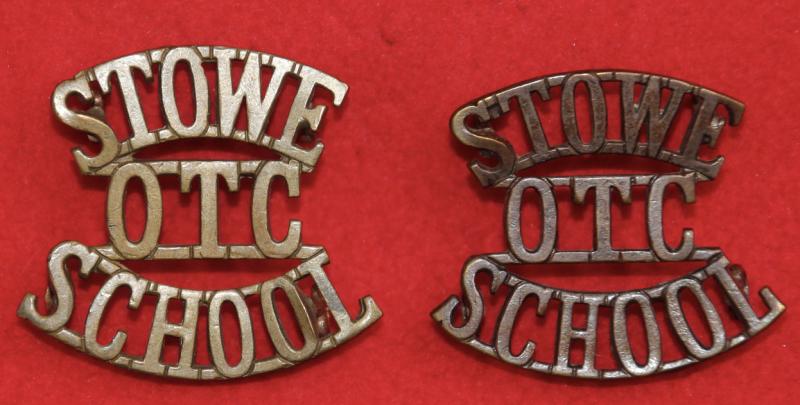 Stowe/OTC/School Shoulder Titles