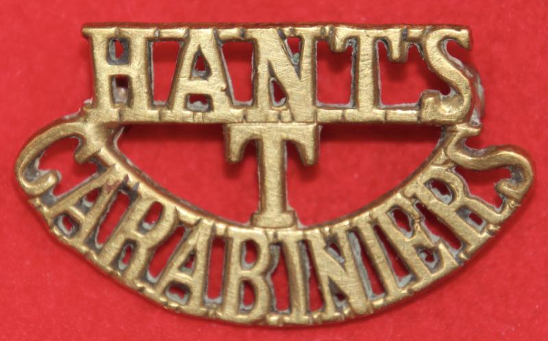 Hants/T/Carabiniers Shoulder Title