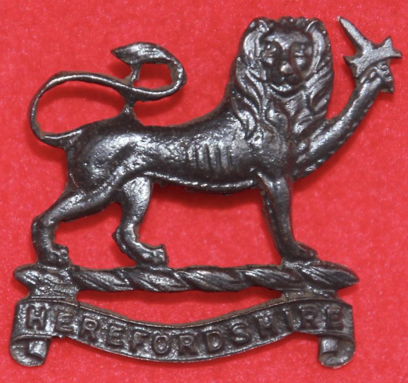 Hereford Regt OSD Collar Badge