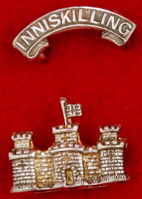 Inniskilling Fusiliers Officer's Collar Badge