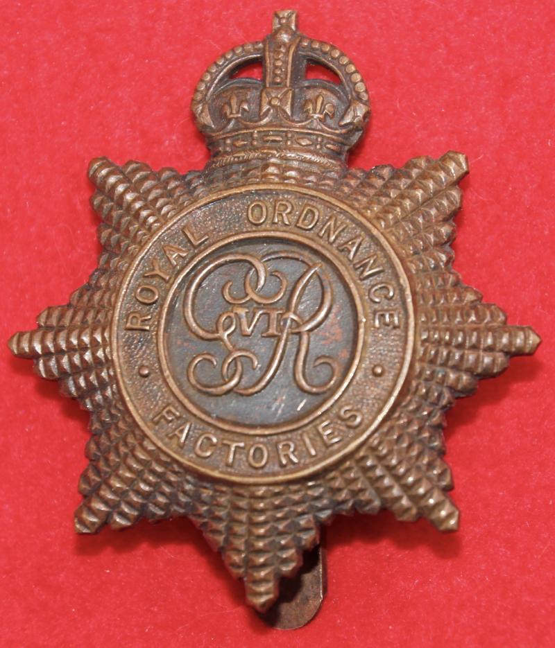 Royal Ordnance Factories Cap Badge