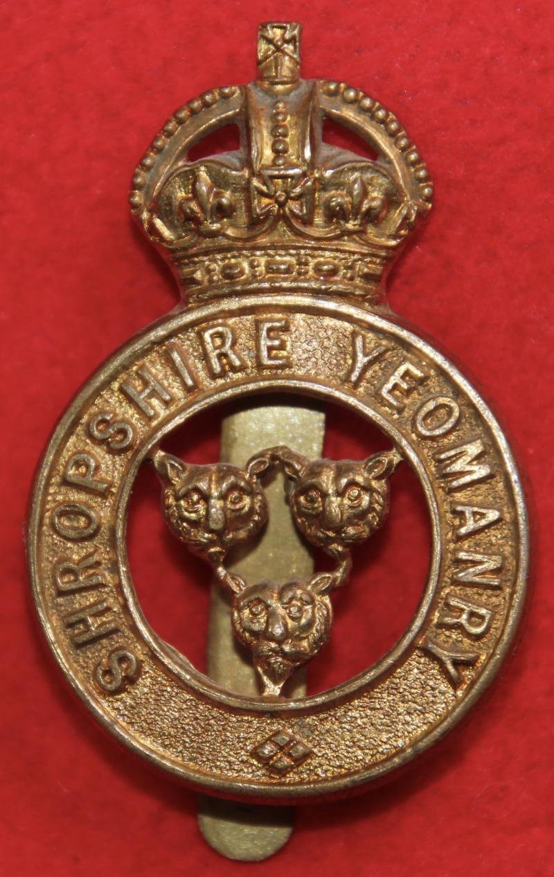 Shropshire Yeomanry Cap Badge