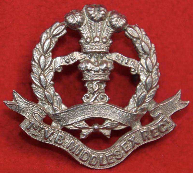 1st VB Middlesex Regt Cap Badge
