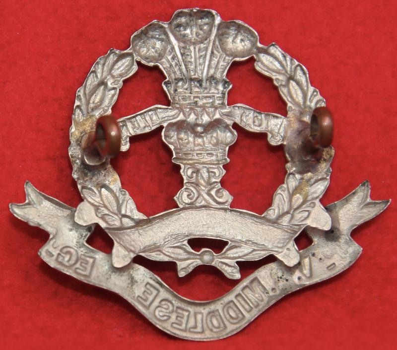 1st VB Middlesex Regt Cap Badge