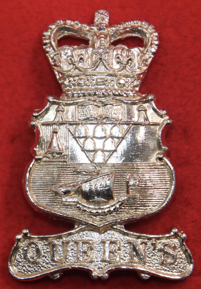 Anodised Queen's OTC Cap Badge