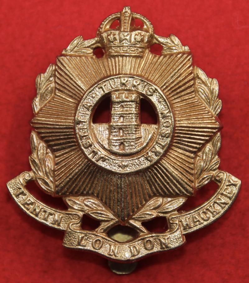 10th London Cap Badge