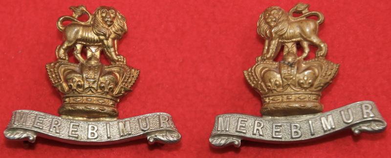 Victorian 15th Hussars Collar Badges