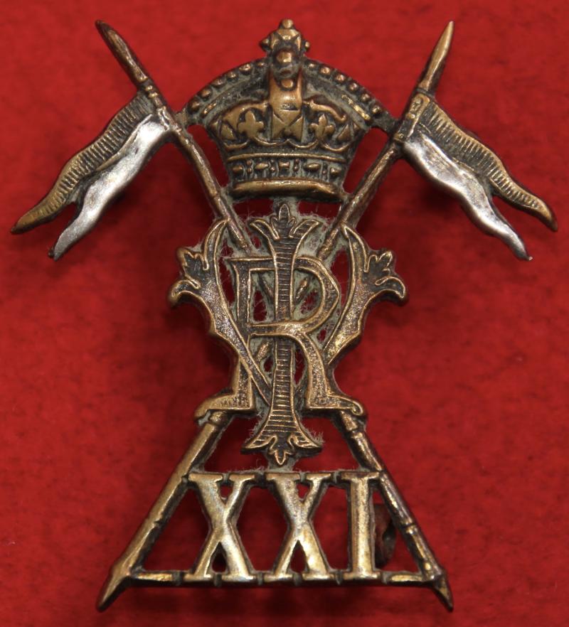 Victorian 21st Lancers Cap Badge