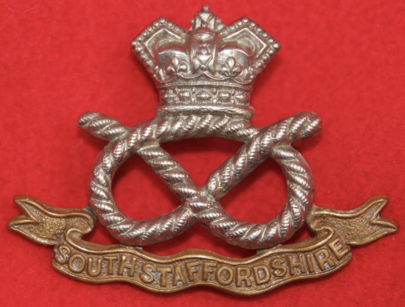 Victorian S Staffs Cap Badge