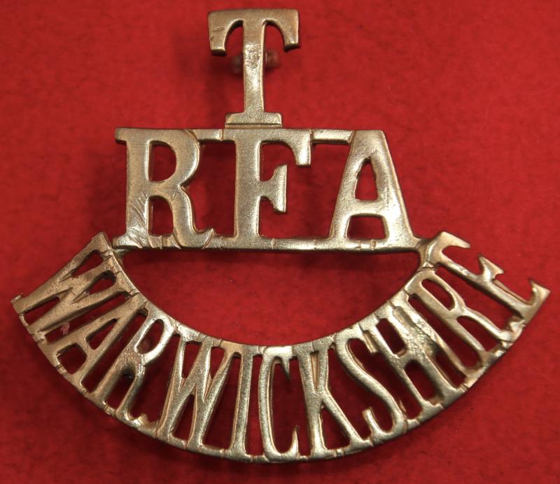T/RFA/Warwickshire Shoulder Title