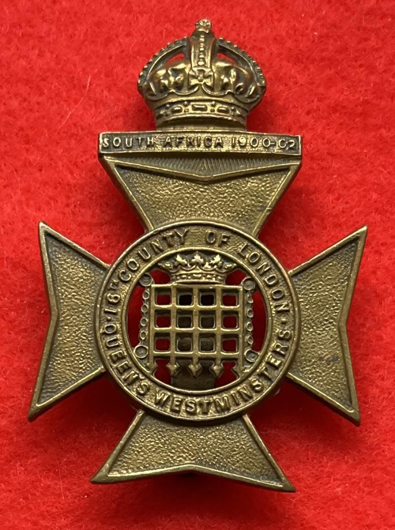 16th London Cap Badge
