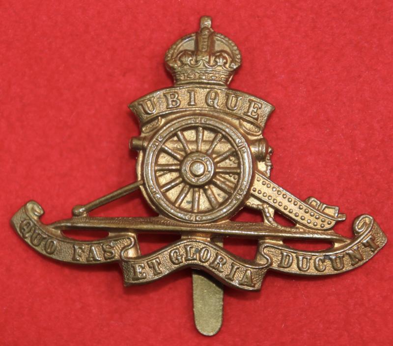 RA WW1 Cap Badge