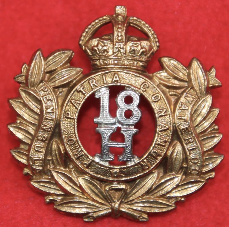 Edwardian 18H Collar Badge
