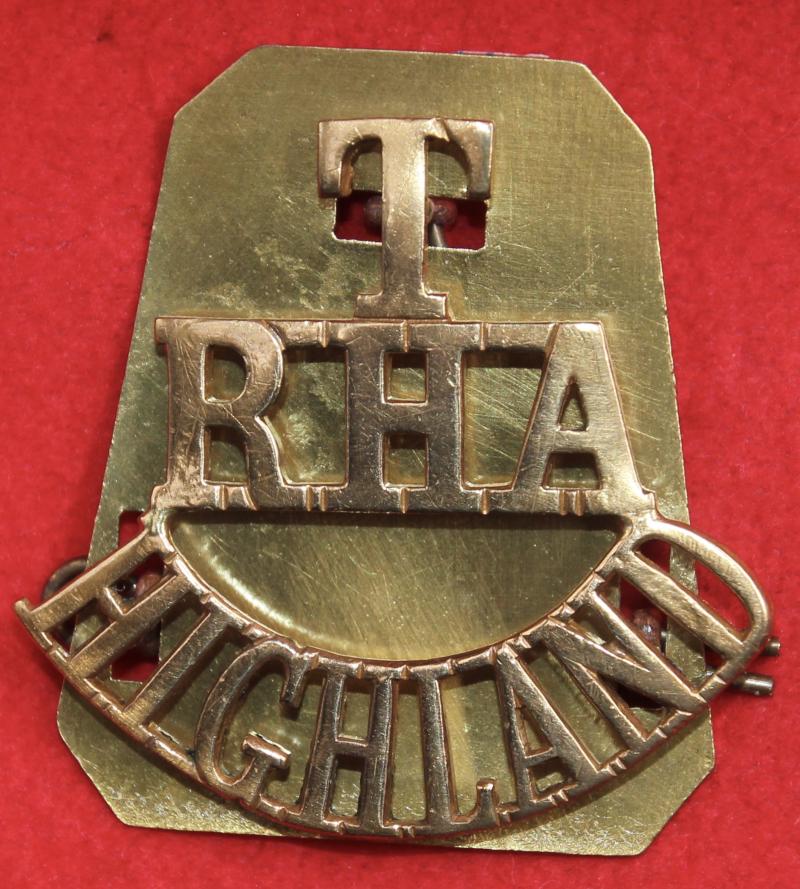 T/RHA/Highland Shoulder Title