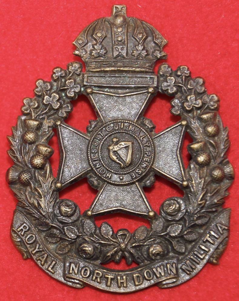 North Down Militia Glengarry Badge