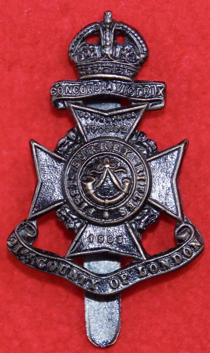 21st London Cap Badge