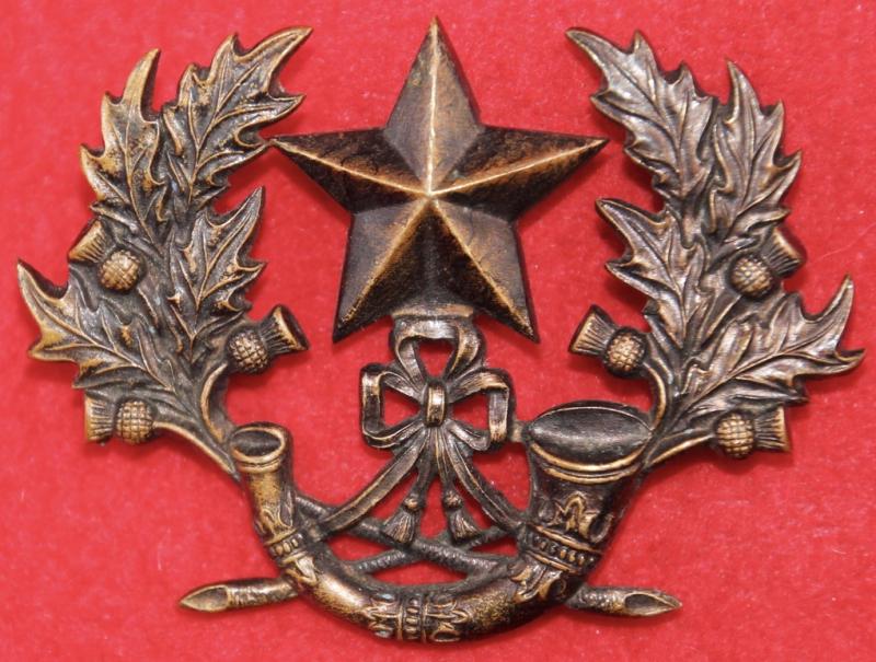 Cameronians 'Cheesecutter' Badge