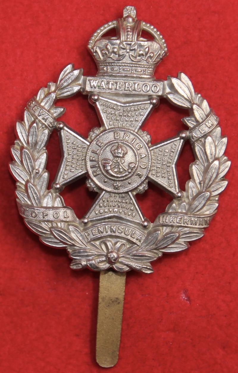 Rifle Brigade Puggaree Badge
