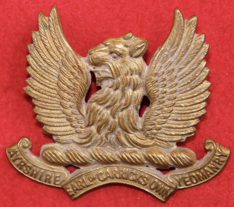 Ayrshire Yeomanry Glengarry Badge