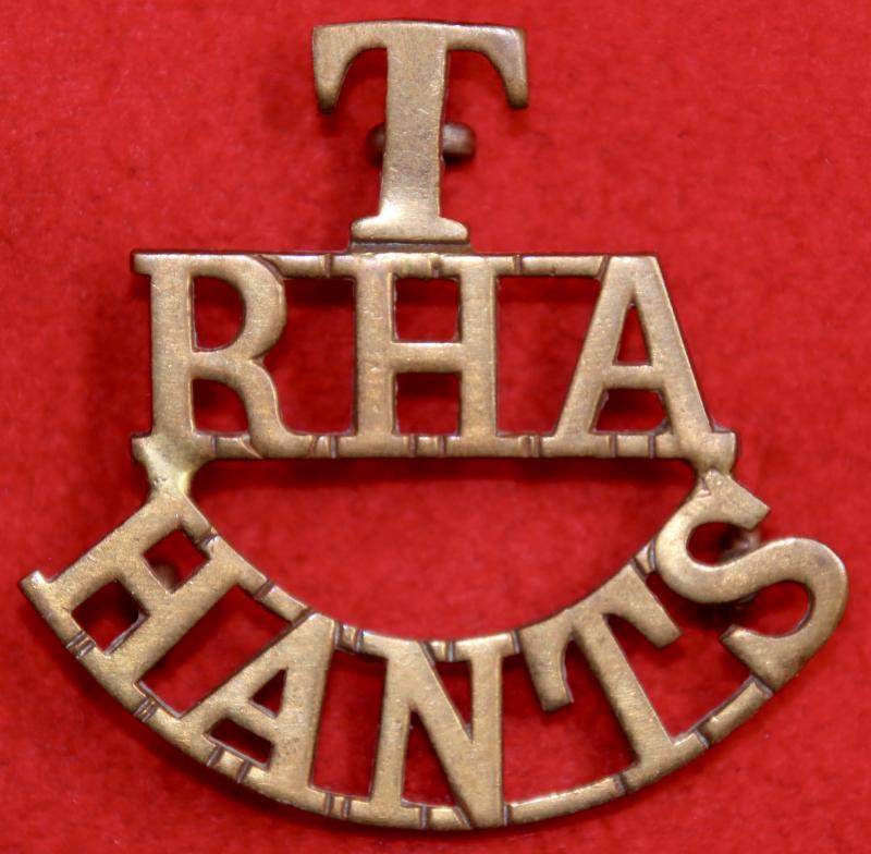 T/RHA/Hants Shoulder Title