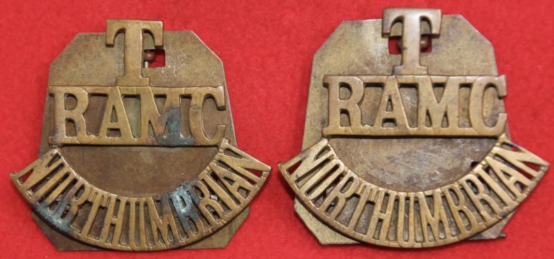 T/RAMC/Northumbrian Shoulder Titles