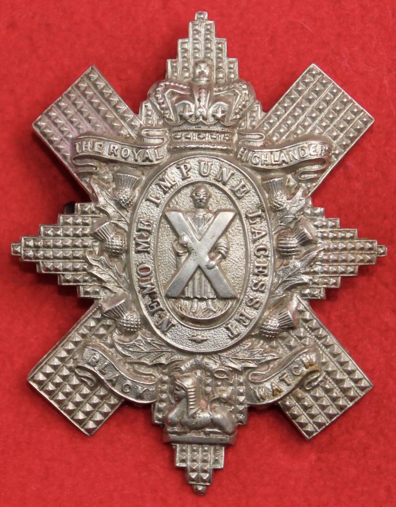 Victorian BW Glengarry Badge