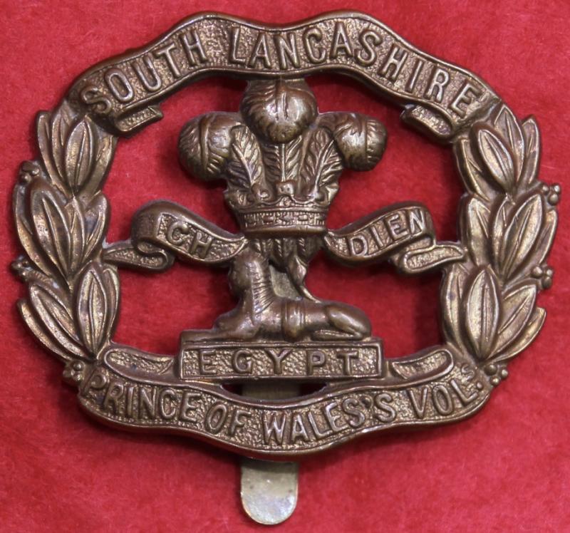 S Lancs (1916) Cap Badge