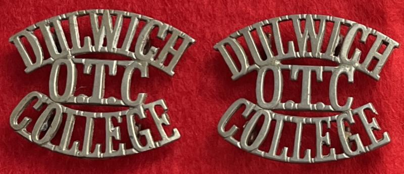 Dulwich/OTC/College Shoulder Titles