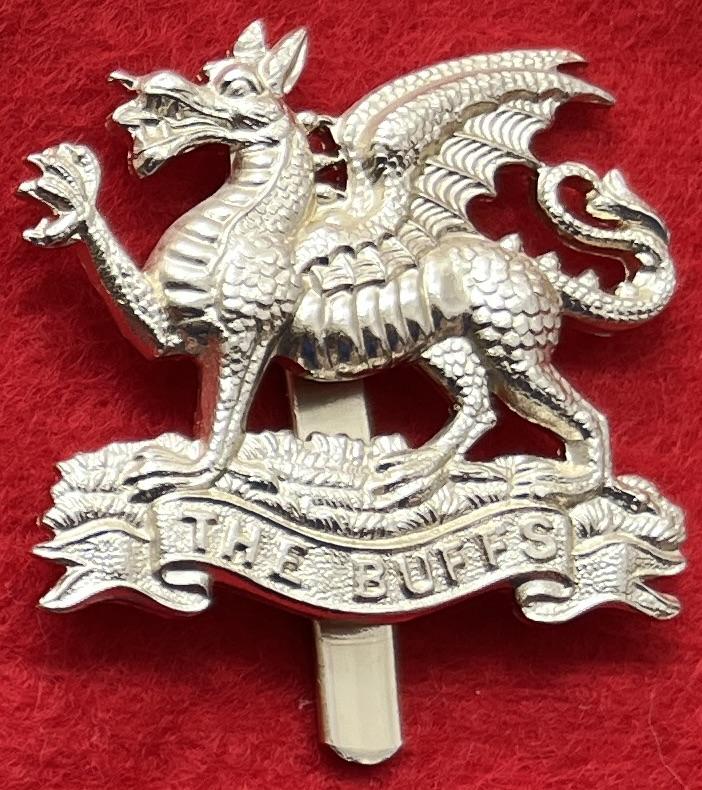 Anodised The Buffs Cap Badge