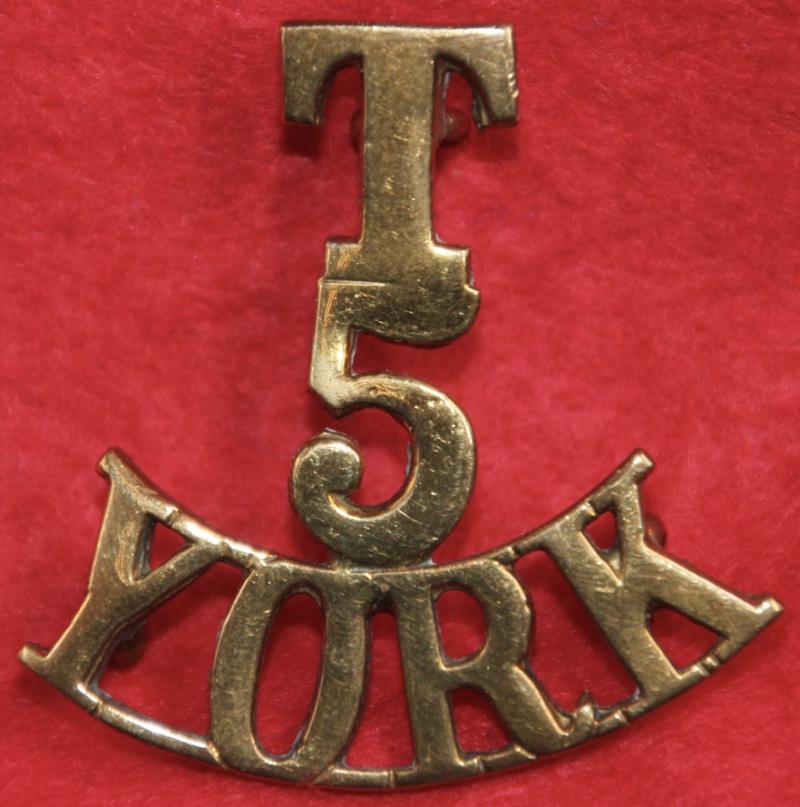 T/5/York Shoulder Title