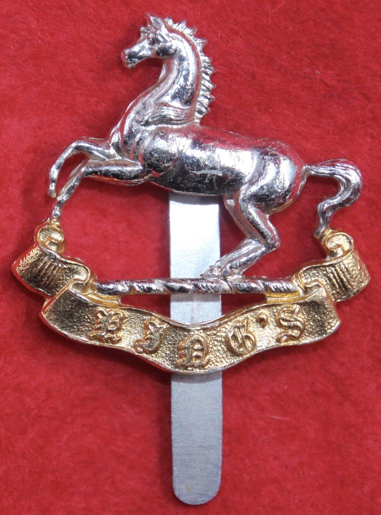 Anodised King's Regt Cap Badge