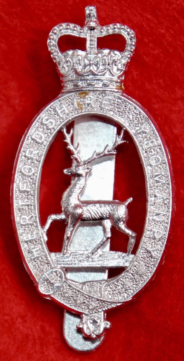 Anodised Herts Yeomanry Cap Badge