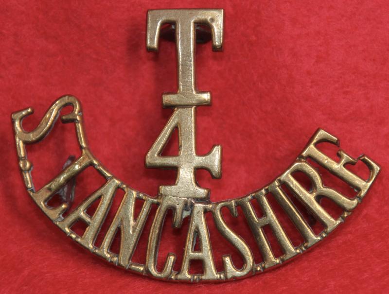 T/4/S. Lancashire Shoulder Title