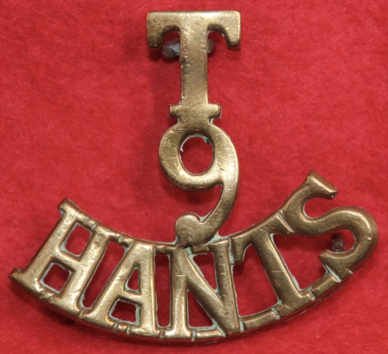 T/9/Hants Shoulder Title