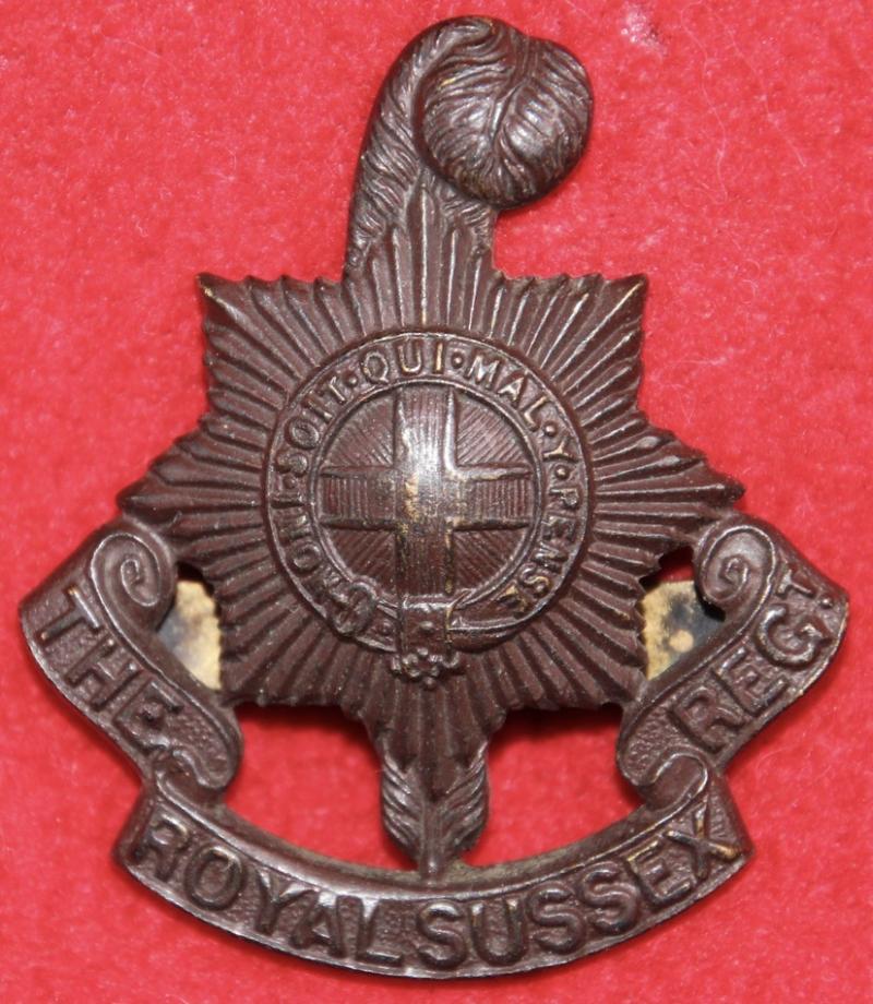 R Sussex OSD Cap Badge