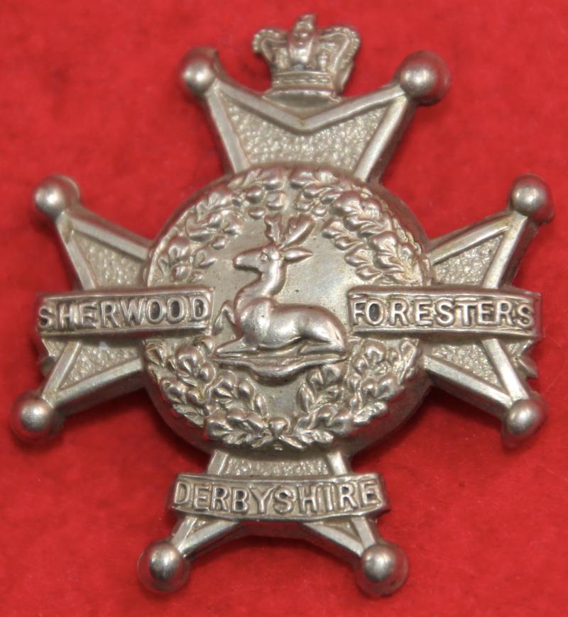 Derby Regt (Vols) Collar Badge