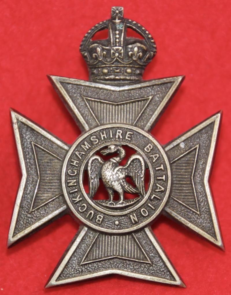 Bucks Batt Officer's Cap Badge