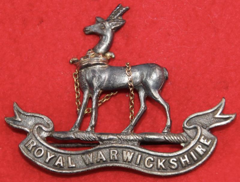 R Warwicks Officer's Cap Badge