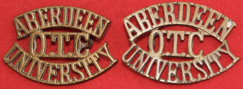 Aberdeen/OTC/University Shoulder Titles