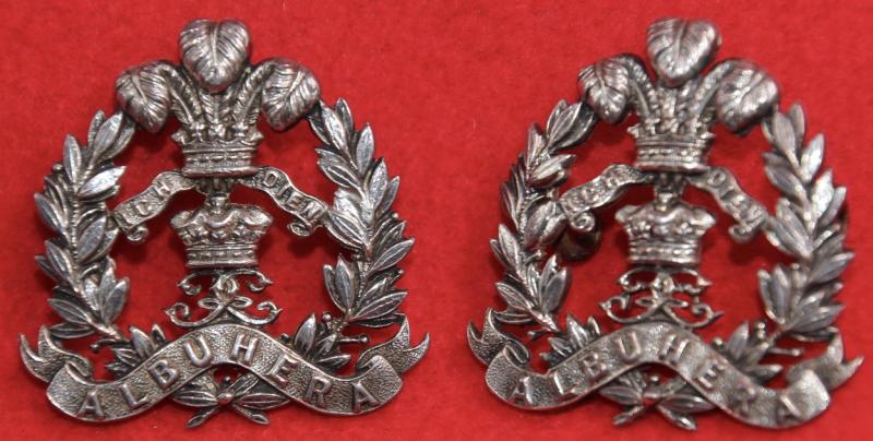 Middlesex Regt Officer's Collar Badges